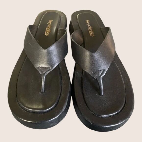 Seychelles Black Women's Sandals - Picture 2 of 9